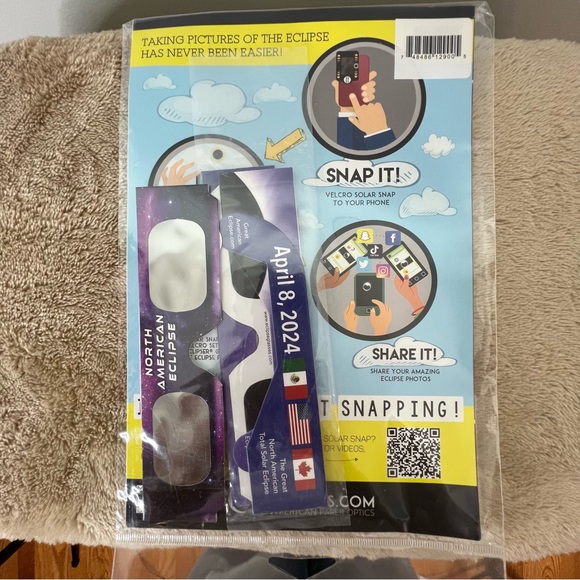Solar Snap Eclipse Photography Kit Phone Camera Solar Filters + Eclipse Glasses - Picture 3 of 5
